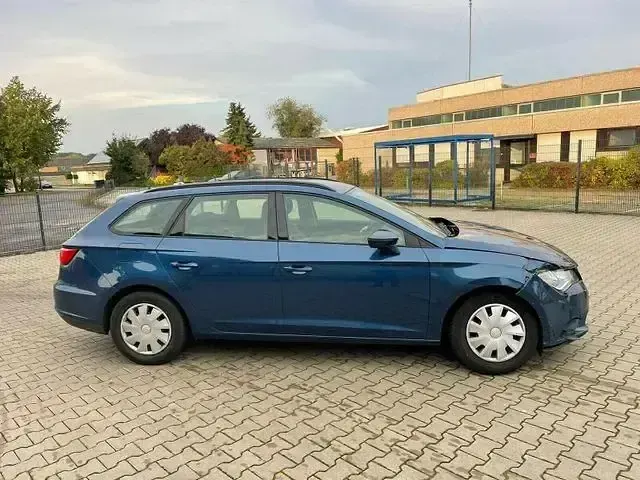 Brugt Seat Leon ST Reference 63 HK (46 kW) 2015 Blå Stationcar