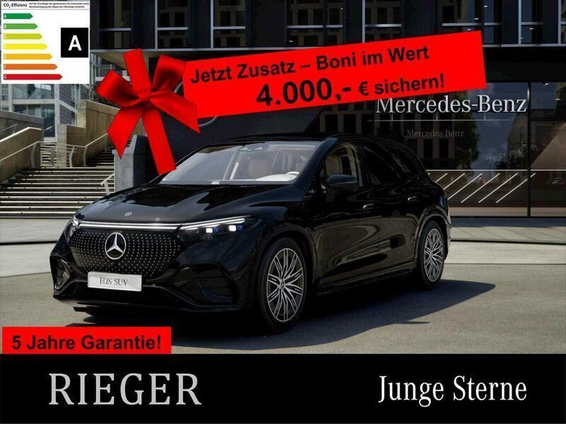 Black metallic Gebraucht 2025 Mercedes EQS580 AMG SUV | 115.899 € - Bild 1/4