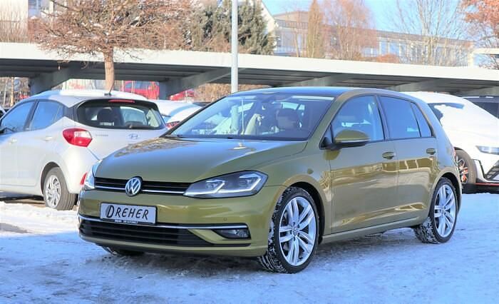 Kurkumagelb metallic Gebraucht 2017 VW Golf VII Highline | 17.980 € (Etwas zu teuer) - Bild 1/4