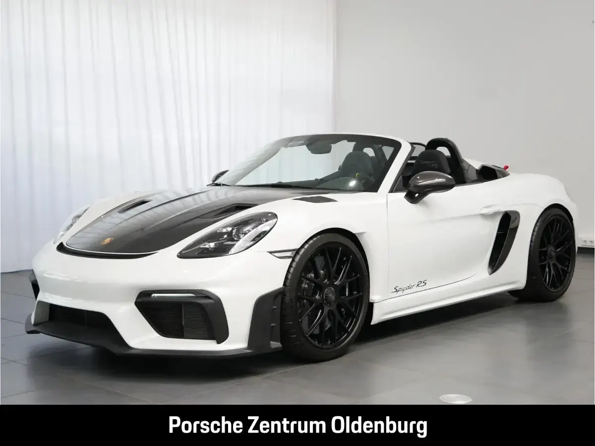 Neu Porsche 718 Spyder RS 500 PS (367 kW) 2025 Weiß Cabrio