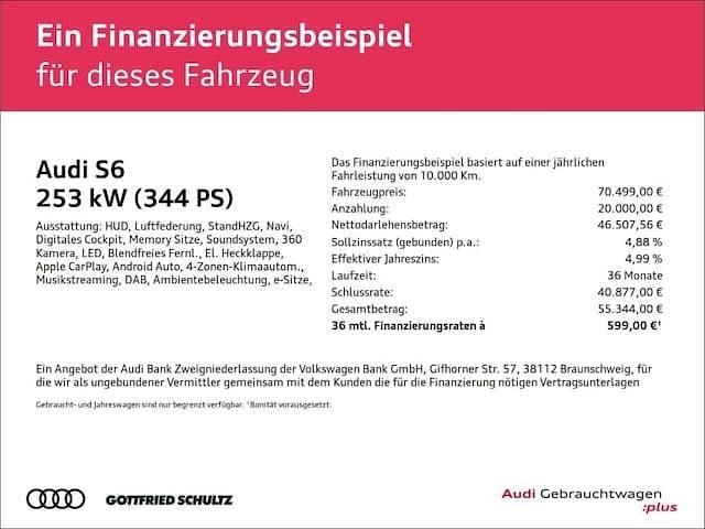 Occasion Audi S6 Basis 344 ch (253 kW) 2024 Gris Break
