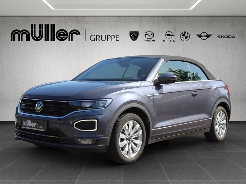 Grau Gebraucht 2021 VW T-Roc Cabriolet R-line Cabrio | 25.911 € (Fairer Preis) - Bild 1/4