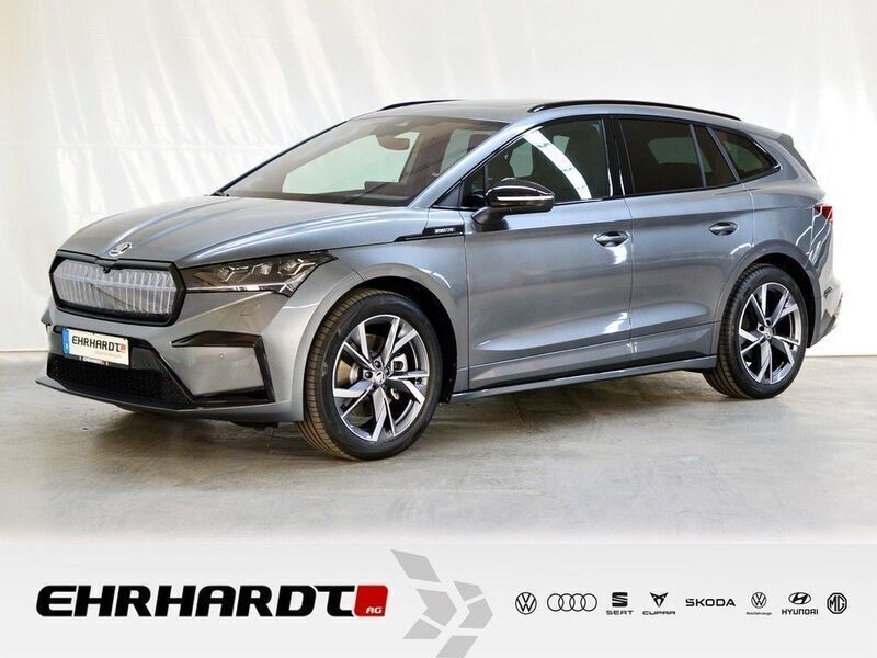 Grau Neu 2025 Skoda Enyaq iV SportLine SUV | 55.990 € (Fairer Preis) - Bild 1/4