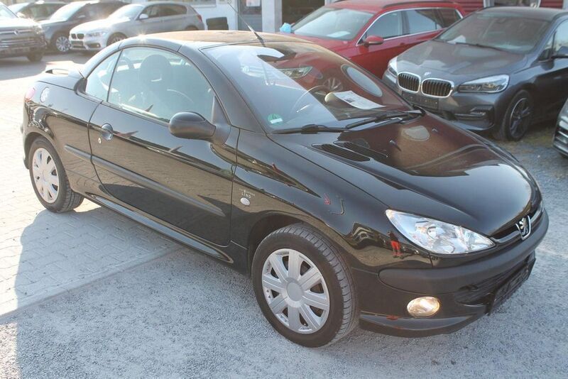 Schwarz Gebraucht 2003 Peugeot 206 CC Cabrio | 890 € (Superpreis) - Bild 1/4