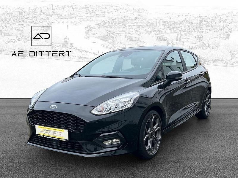 Schwarz Gebraucht 2018 Ford Fiesta ST-Line Kleinwagen | 11.790 € (Fairer Preis) - Bild 1/4