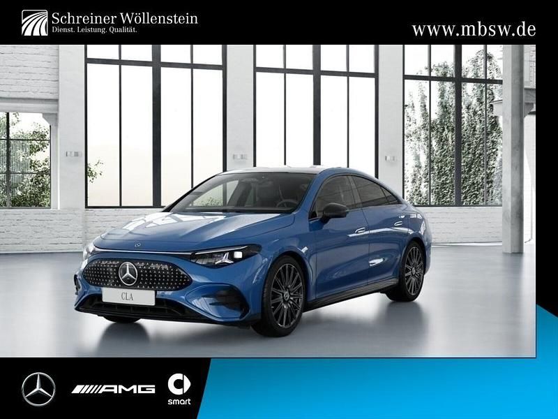 Blau Gebraucht 2025 Mercedes CLA 250+ AMG Limousine | 58.361 € (Fairer Preis) - Bild 1/4
