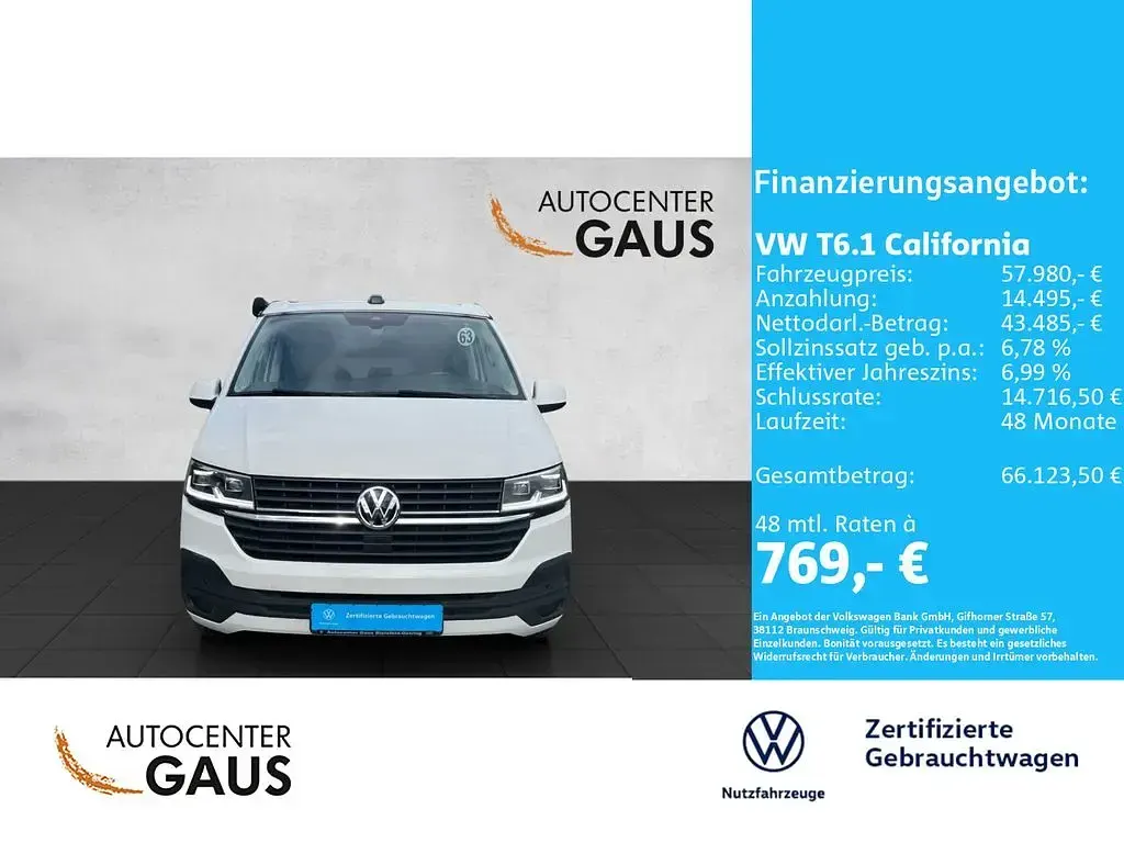 Gebraucht VW California Beach 204 PS (150 kW) 2022 Weiß Van