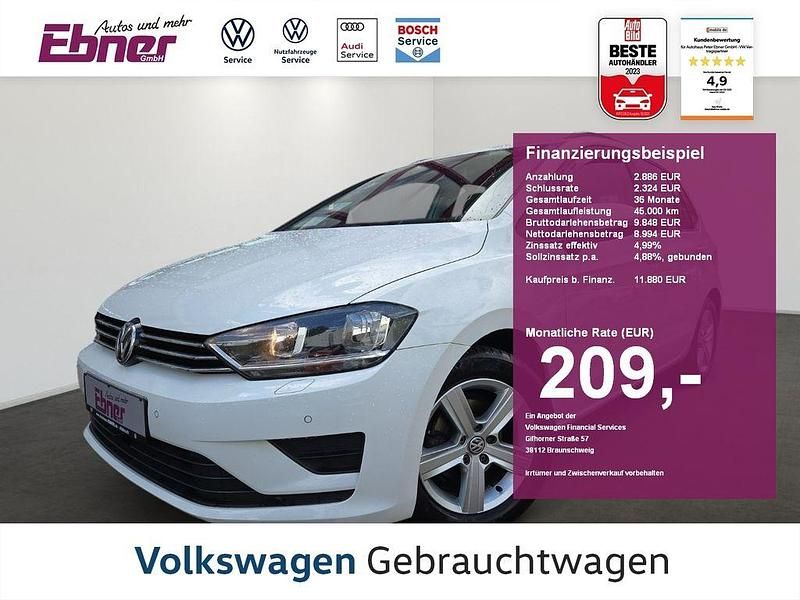 Weiß Gebraucht 2015 VW Golf Sportsvan Comfortline Van / Kleinbus | 11.880 € (Etwas zu teuer) - Bild 1/4