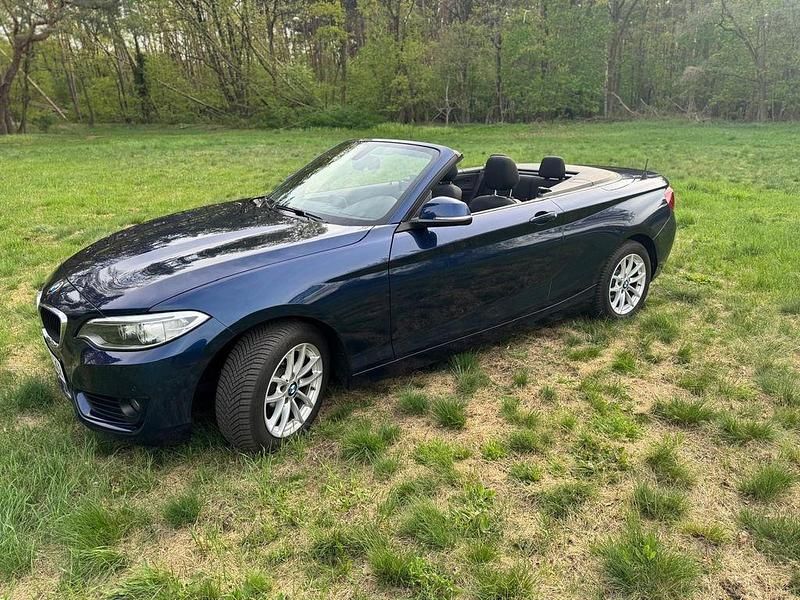 Używany BMW 218 Advantage 136 KM (100 kW) 2016 Niebieski Kabriolet