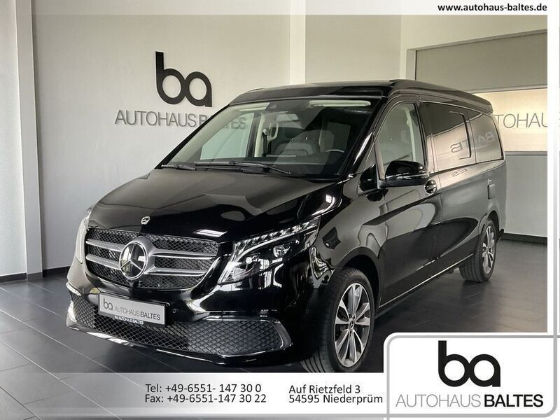 Obsidianschwarz met. Gebraucht 2024 Mercedes V300 Marco Polo Van / Kleinbus | 74.850 € (Fairer Preis) - Bild 1/4