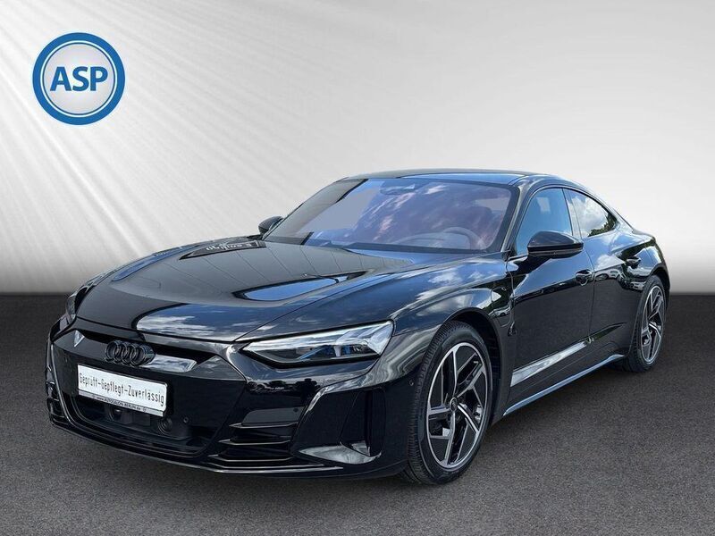 Mythosschwarz metallic Gebraucht 2022 Audi e-tron GT quattro Ambiente Limousine | 62.290 € (Guter Preis) - Bild 1/4