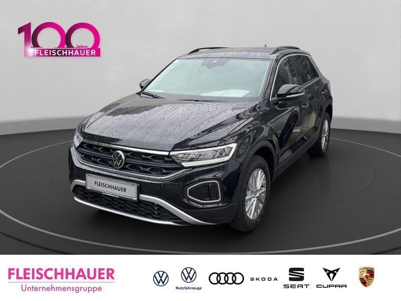 Schwarz Gebraucht 2024 VW T-Roc Life SUV | 31.570 € (Fairer Preis) - Bild 1/4