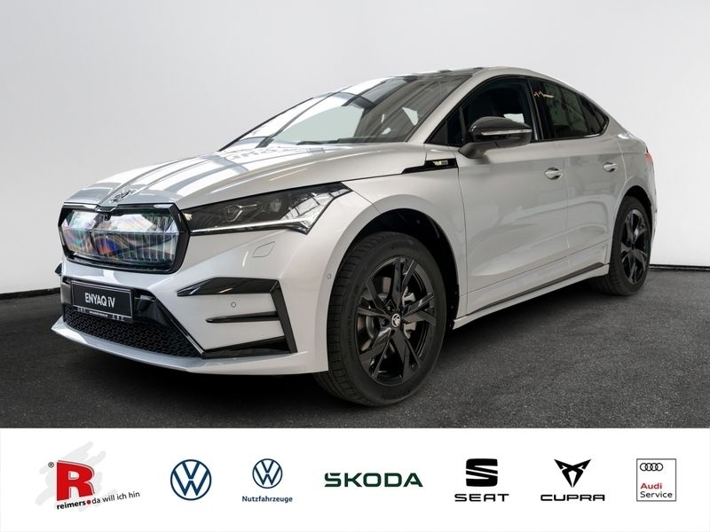 Brilliant silber metallic Neu 2025 Skoda Enyaq iV Lounge SUV | 55.990 € (Guter Preis) - Bild 1/4