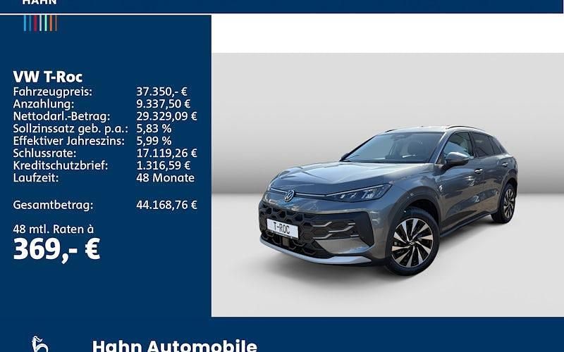 Gebraucht VW T-Roc Life 116 PS (85 kW) 2026 Grau SUV