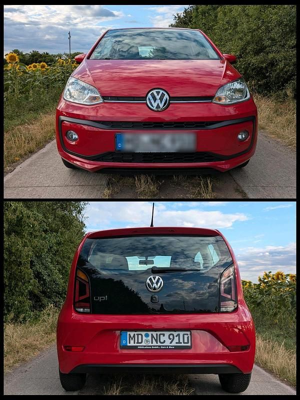 Rot Gebraucht 2016 VW up! move up! Kleinwagen | 5.490 € (Fairer Preis) - Bild 1/4