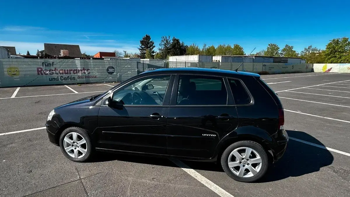 Usata VW Polo United 60 CV (44 kW) 2008 Nero Utilitaria