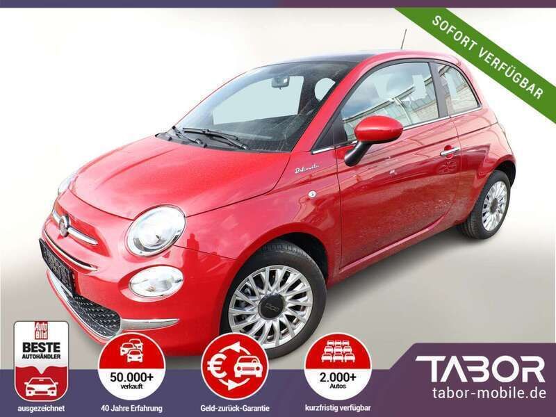 Rot Gebraucht 2022 Fiat 500 Dolcevita Kleinwagen | 12.288 € (Guter Preis) - Bild 1/4