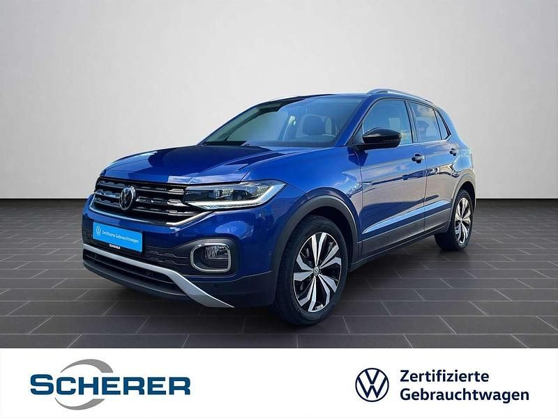 Reef blue metallic Gebraucht 2019 VW T-Cross Style SUV | 17.980 € (Fairer Preis) - Bild 1/4