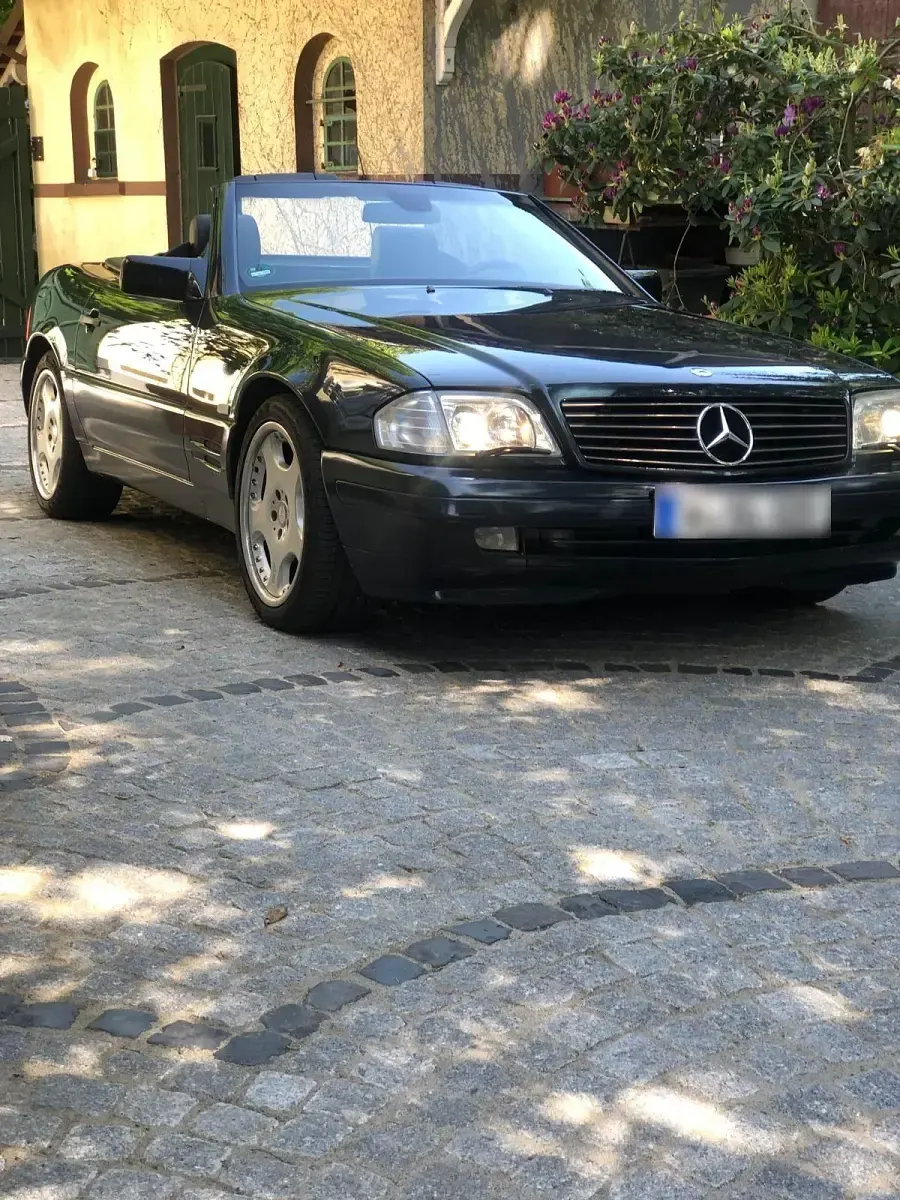 Gebraucht Mercedes SL320 231 PS (169 kW) 1997 Blau Cabrio
