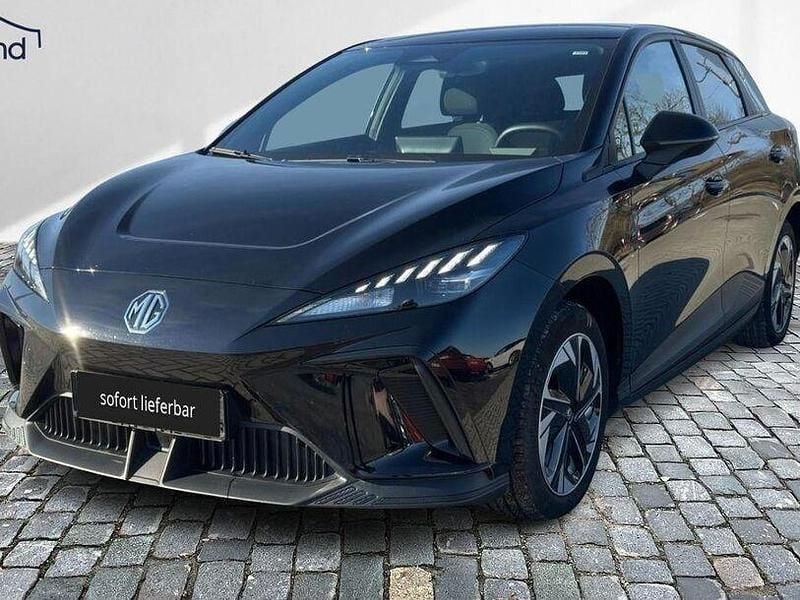 Gebraucht MG MG4 EV Comfort 150 kW (204 PS) 2023 Schwarz / pebble black / metallic Kleinwagen