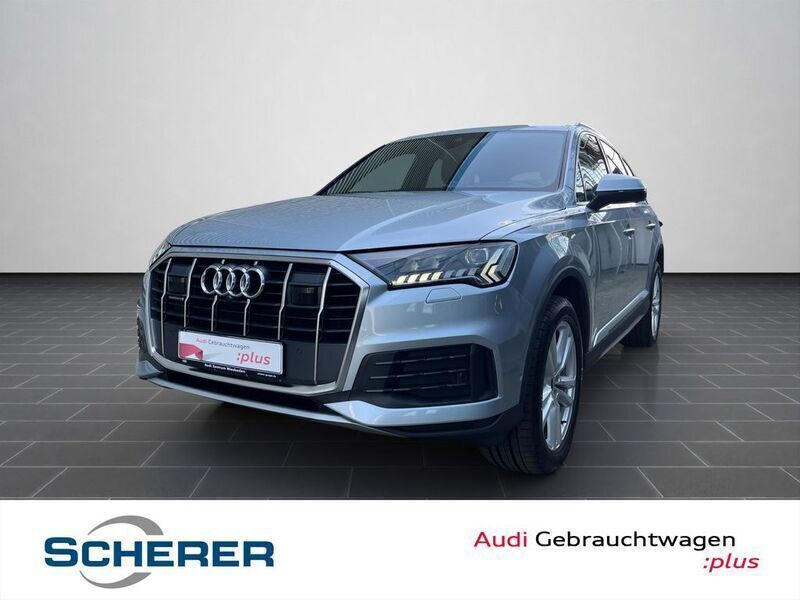 Satellitsilber metallic Gebraucht 2023 Audi Q7 Ambiente SUV | 67.690 € (Superpreis) - Bild 1/4