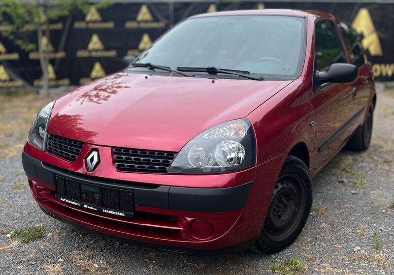 Gebraucht Renault Clio II Authentique 58 PS (42 kW) 2001 Rot Kleinwagen
