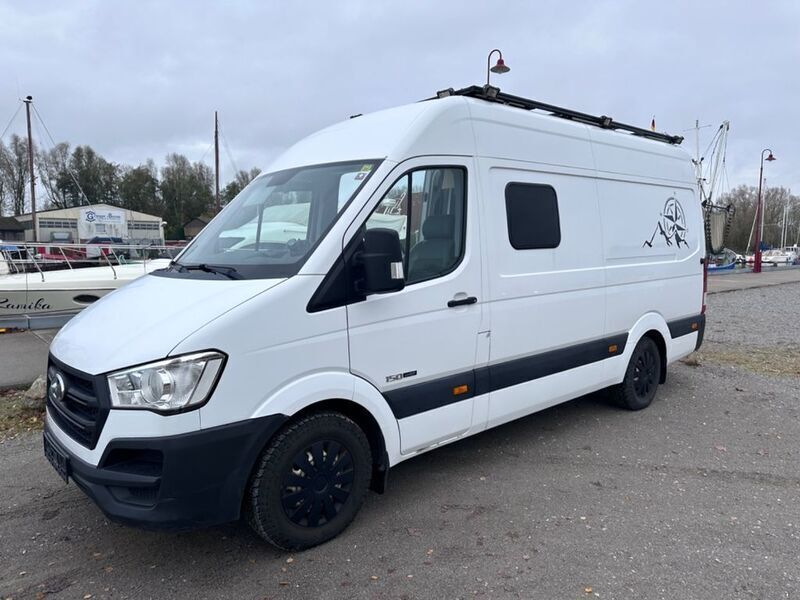 Cremeweiß uni / sol Gebraucht 2017 Hyundai H 350 Van | 17.900 € - Bild 1/4