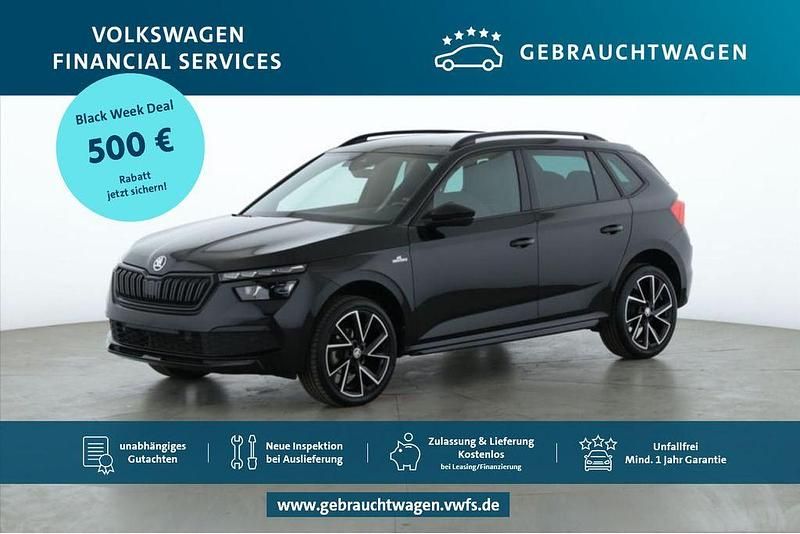 Schwarz Gebraucht 2021 Skoda Kamiq Monte Carlo SUV | 21.139 € (Guter Preis) - Bild 1/4
