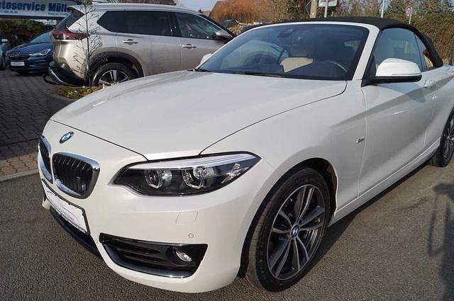 Gebraucht BMW 220 184 PS (135 kW) 2018 Perlmutt weiß metallic (metallic) Cabrio