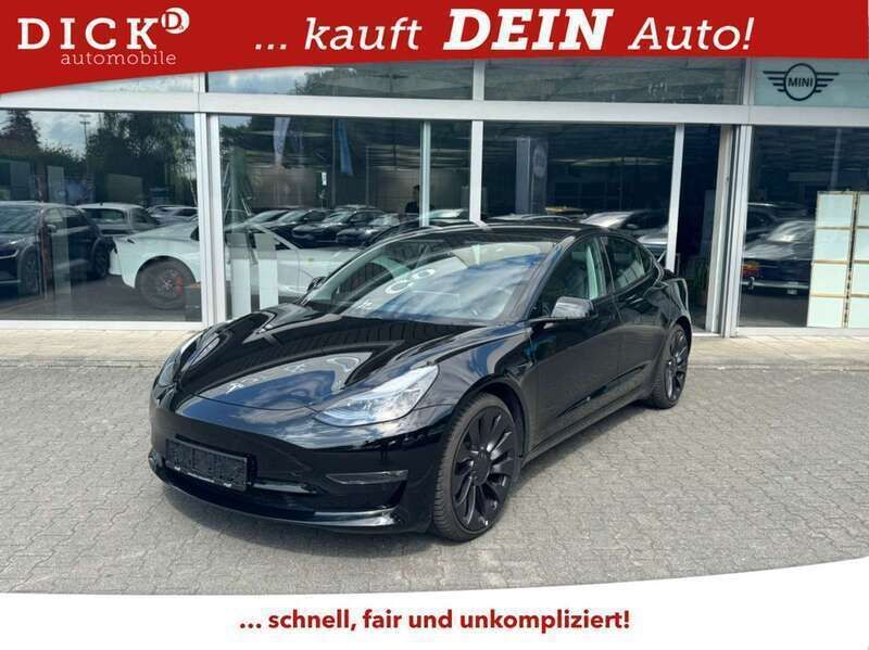 Schwarz Gebraucht 2022 Tesla Model 3 Limousine | 33.950 € (Fairer Preis) - Bild 1/4