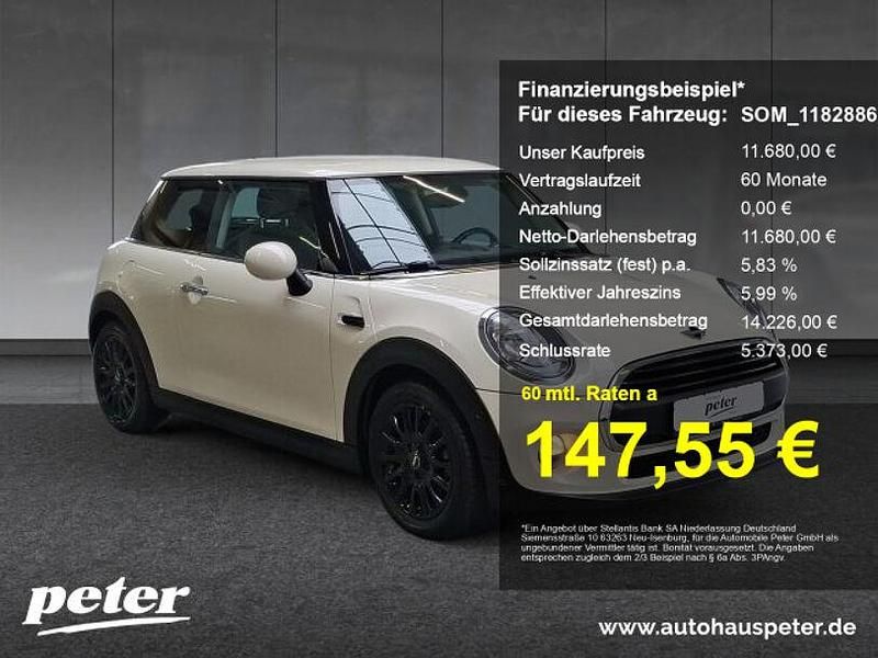 Weiß Gebraucht 2016 Mini ONE Kleinwagen | 11.680 € (Fairer Preis) - Bild 1/4