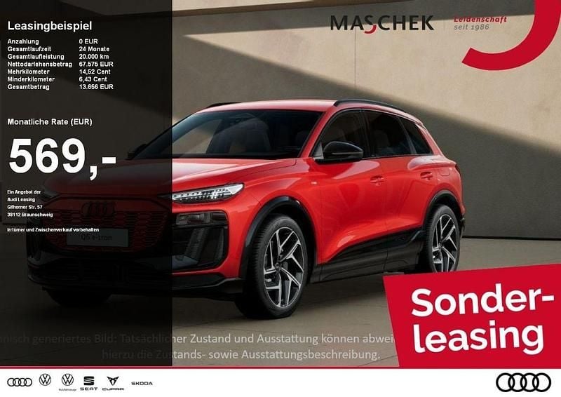 Gebraucht Audi Q6 e-tron S-Line 284 kW (387 PS) 2025 Soneirarot metallic SUV