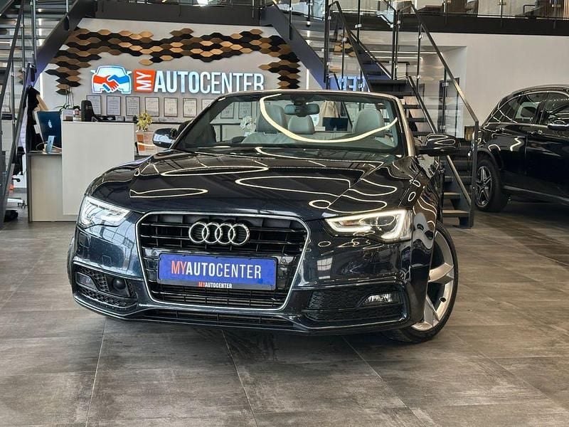 Blau Gebraucht 2015 Audi A5 Cabriolet Ambiente Cabrio | 11.499 € (Guter Preis) - Bild 1/4