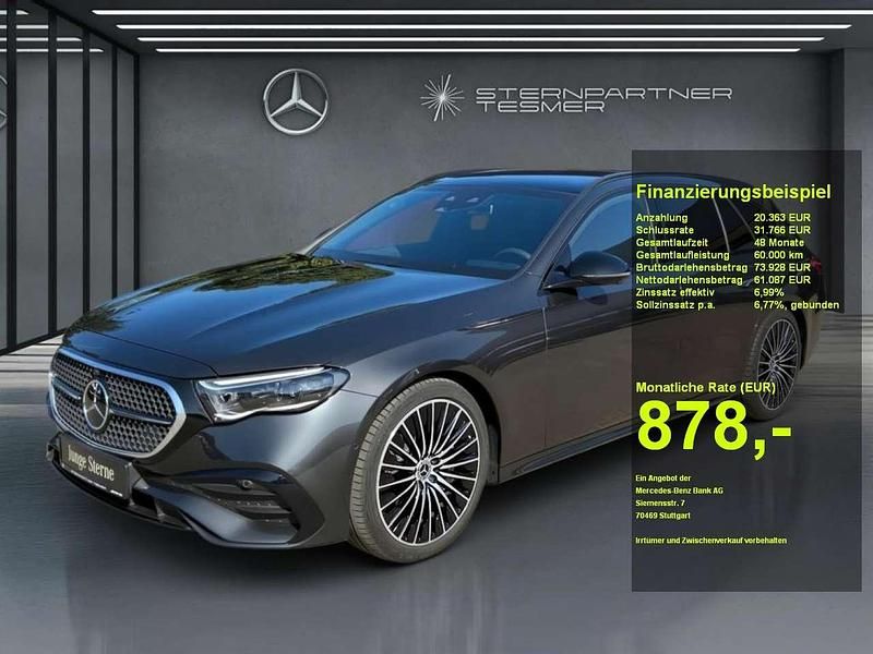 Grau Gebraucht 2024 Mercedes E450 AMG Limousine | 81.150 € - Bild 1/3
