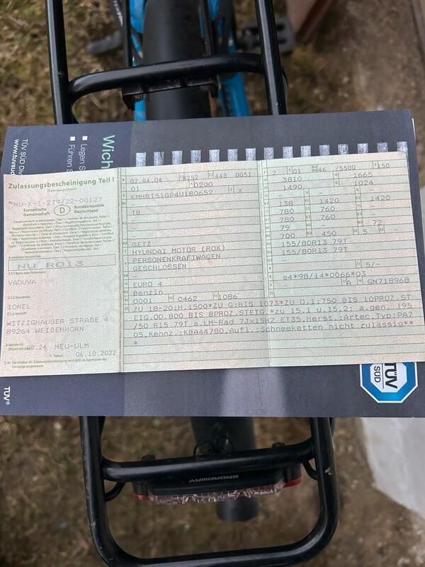 Blau Gebraucht 2004 Hyundai Getz Kleinwagen | 1.200 € - Bild 1/4