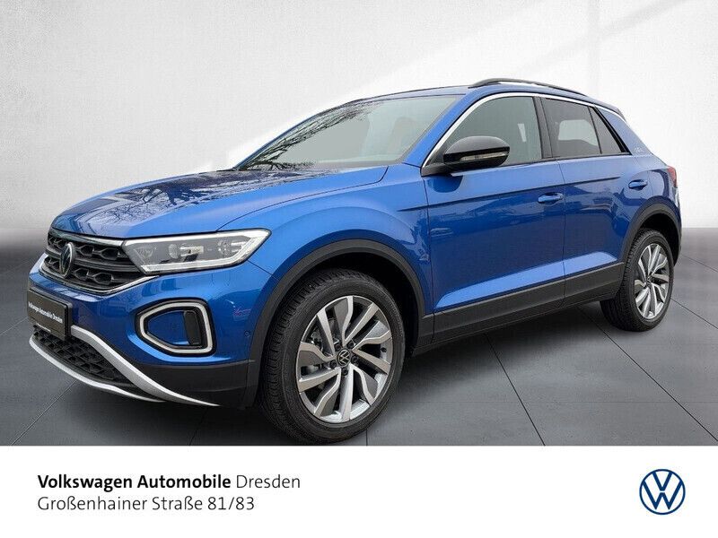 Blau Gebraucht 2022 VW T-Roc Life SUV | 37.750 € - Bild 1/4