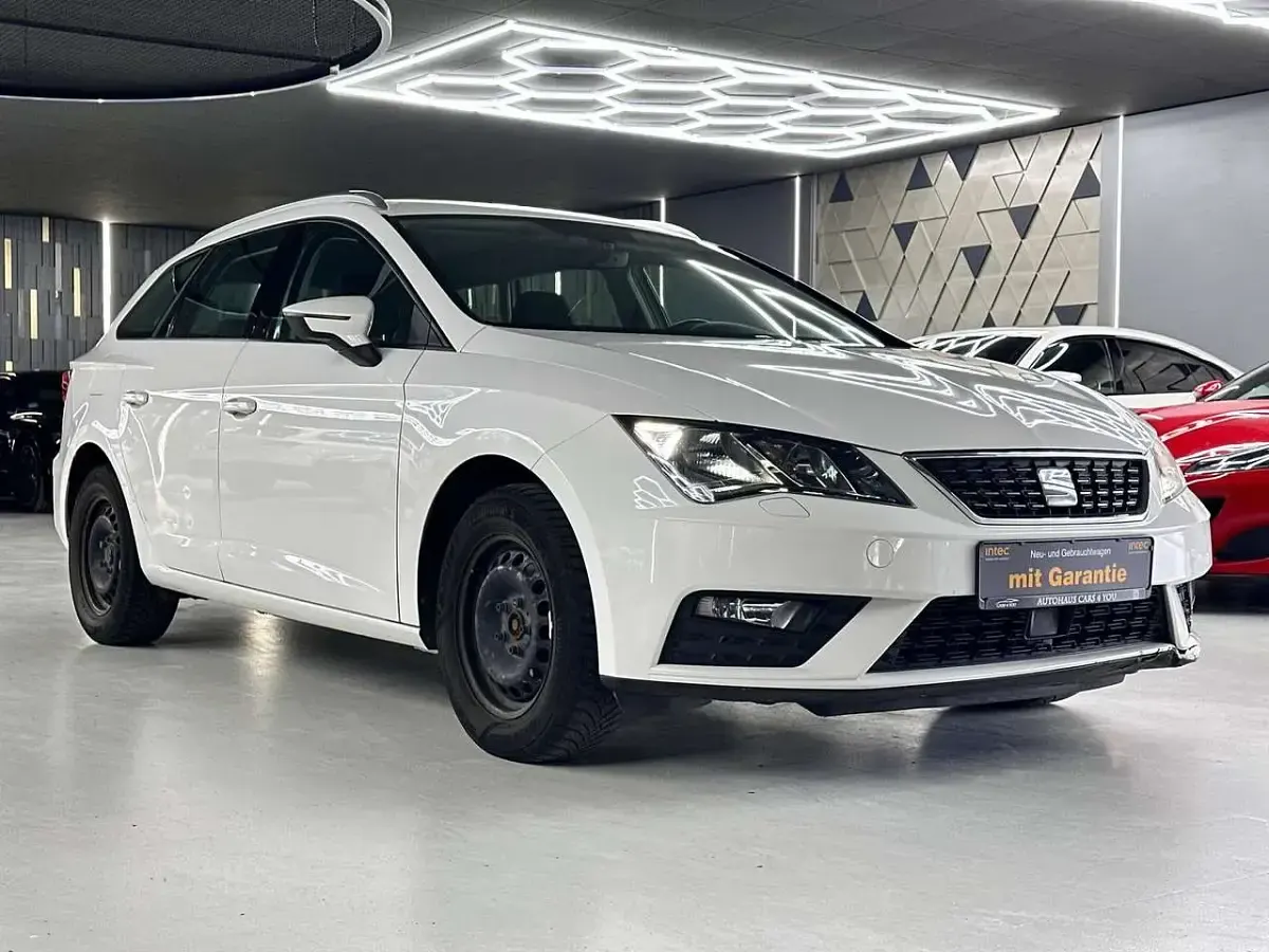 Usado Seat Leon 116 HP (85 kW) 2019 Branco Carrinha
