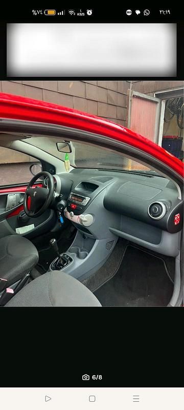 Gebraucht Peugeot 107 50 PS (36 kW) 2005 Rot Kleinwagen