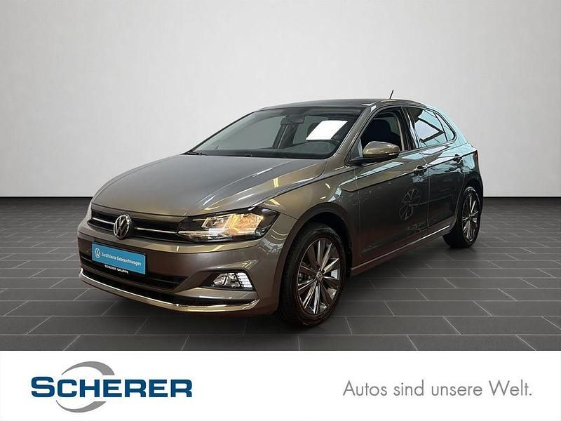 Limestone grey metallic (metallic) Gebraucht 2020 VW Polo Highline Limousine | 15.190 € (Fairer Preis) - Bild 1/4