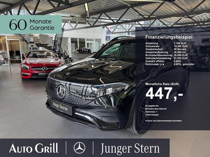 Metalliclack kosmosschwarz Gebraucht 2024 Mercedes EQB300 AMG SUV | 38.680 € (Fairer Preis) - Bild 1/4
