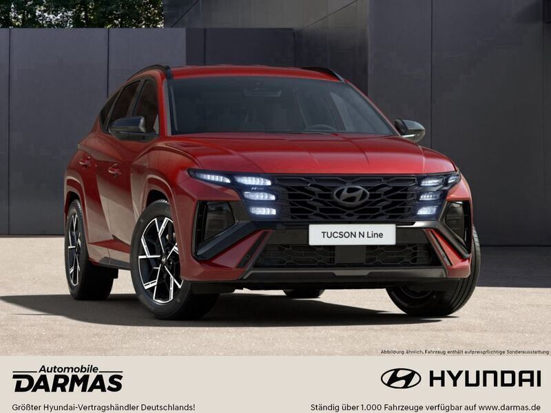 Rot Neu 2025 Hyundai Tucson N Line SUV | 41.790 € (Fairer Preis) - Bild 1/2