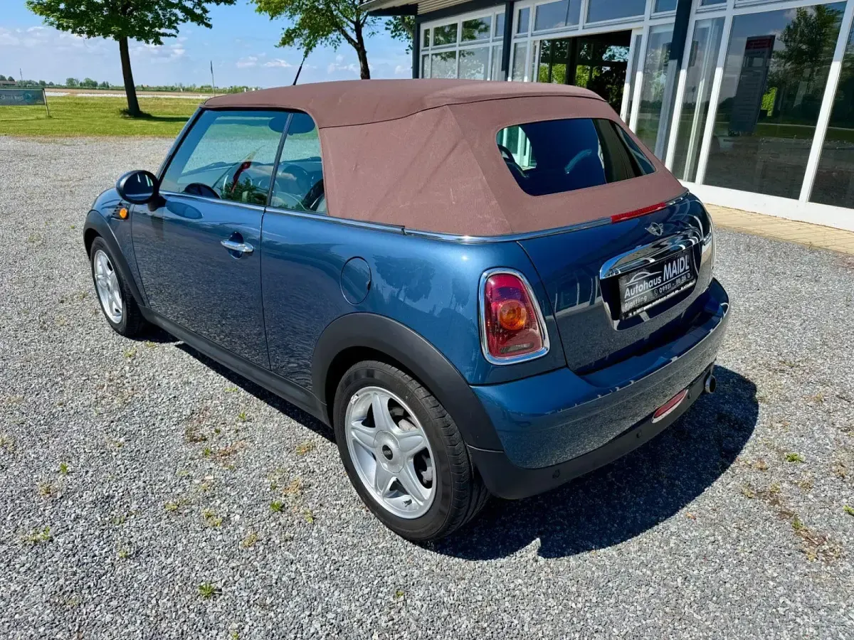 Gebraucht Mini Cooper Cabriolet 120 PS (88 kW) 2009 Blau Cabrio