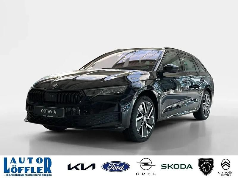 Schwarz Gebraucht 2024 Skoda Octavia SportLine Kombi | 31.440 € (Fairer Preis) - Bild 1/4