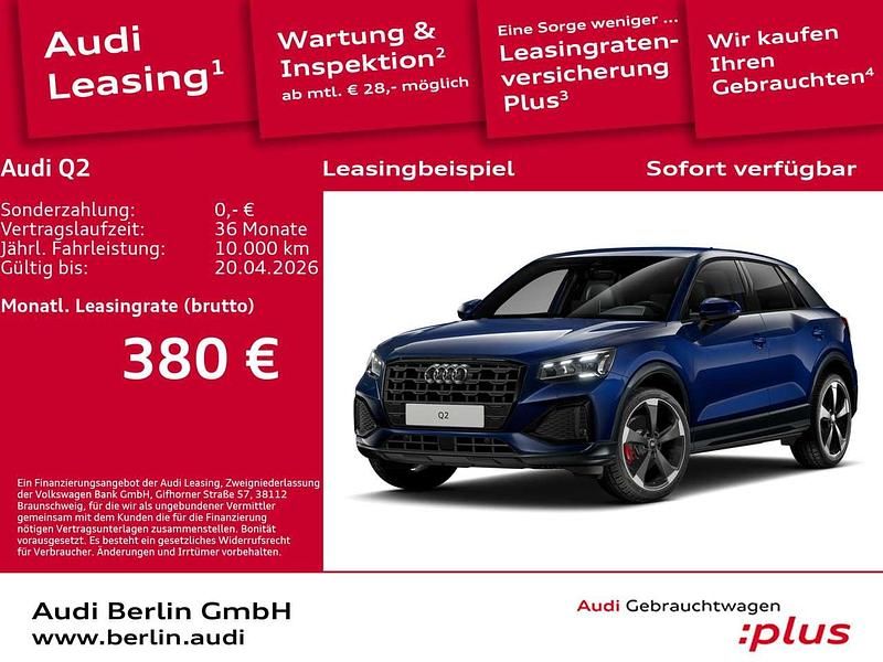 Gebraucht Audi Q2 Advanced Plus 150 PS (110 kW) 2025 Navarrablau metallic SUV