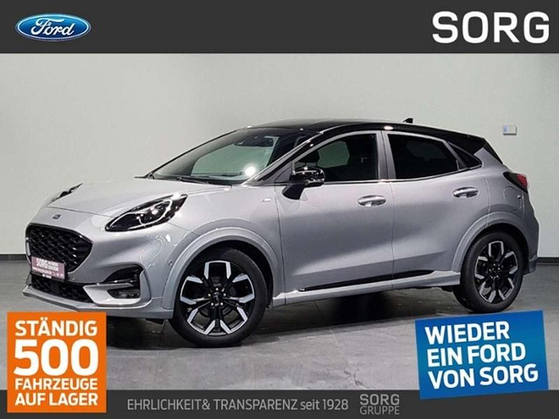 Silber, solar silver metallic Gebraucht 2020 Ford Puma Gen-E ST-Line X SUV | 18.990 € - Bild 1/4