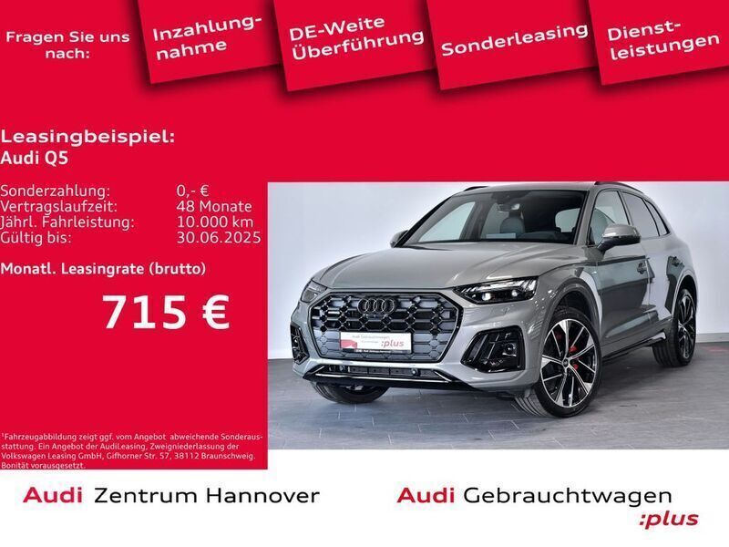 Chronosgrau metallic Gebraucht 2024 Audi Q5 S-Line SUV | 60.990 € - Bild 1/4