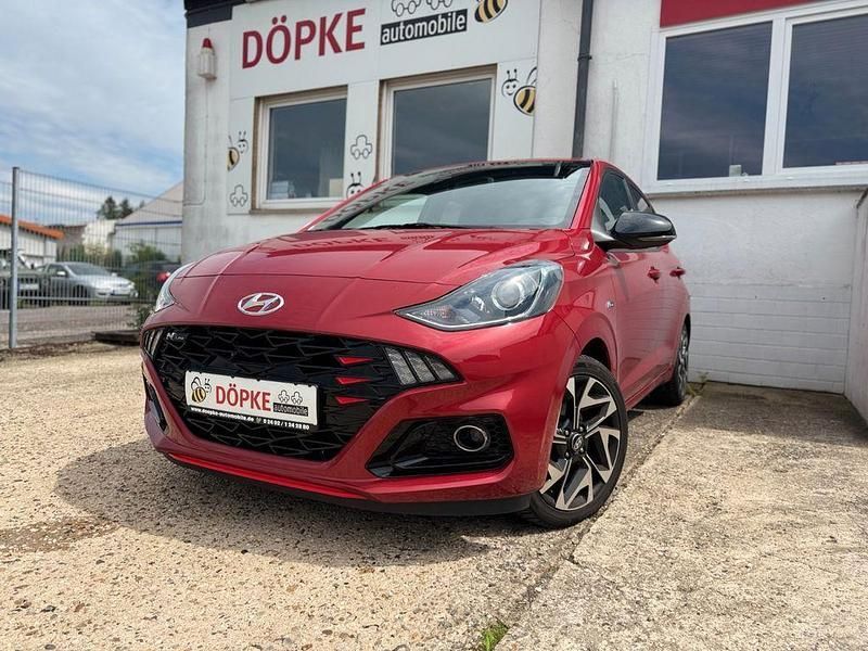 Dragon red Gebraucht 2021 Hyundai i10 N Line Kleinwagen | 14.290 € (Fairer Preis) - Bild 1/4