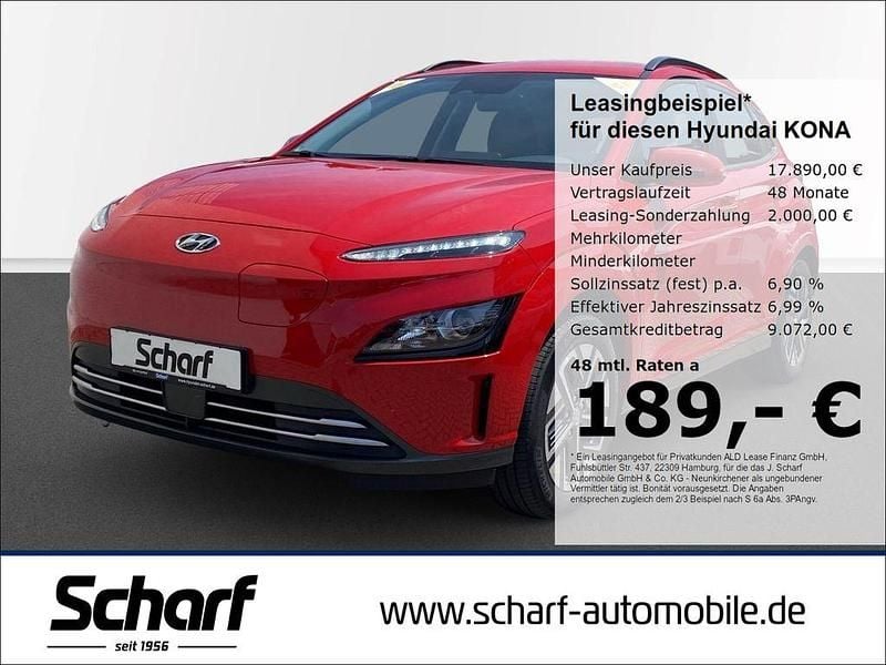 Rot Gebraucht 2022 Hyundai Kona Select SUV | 17.890 € (Fairer Preis) - Bild 1/4