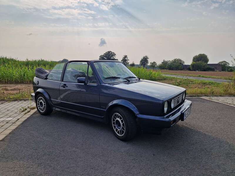 Blau Gebraucht 1990 VW Golf Cabriolet Cabrio | 6.499 € - Bild 1/4
