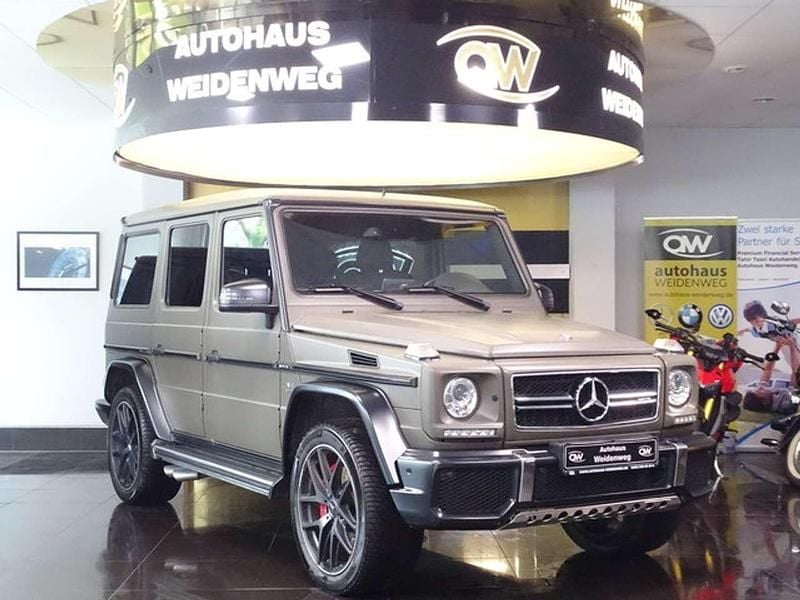 Gebraucht Mercedes G63 AMG AMG 571 PS (419 kW) 2017 Designo gelboliv magno 2 matt SUV